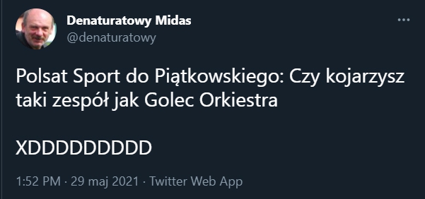 PYTANIE do Piątkowskiego na konferencji prasowej... xD